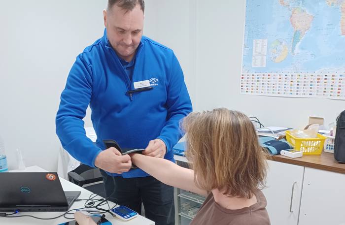 NHS blood pressure check